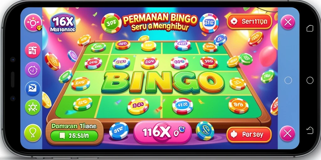 Tampilan menarik dari gameplay Bingo di 116X.