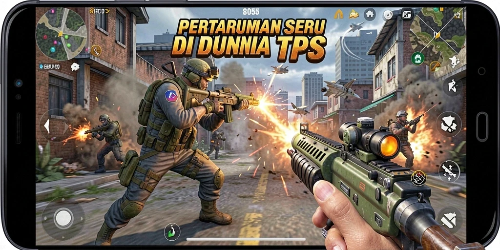 Gameplay seru dan intens dari 8055 di TPS.
