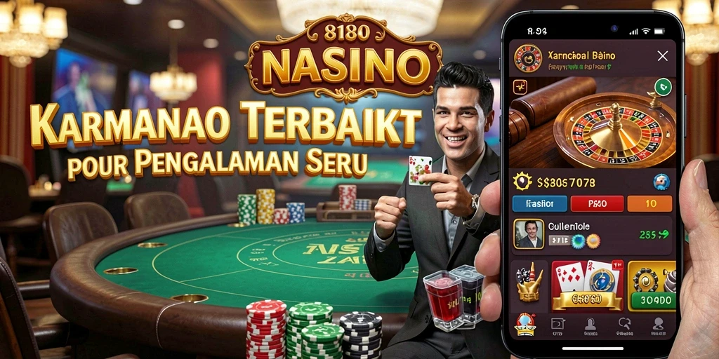 Tampilan gameplay menarik dari 8180 dengan berbagai pilihan permainan Kasino.