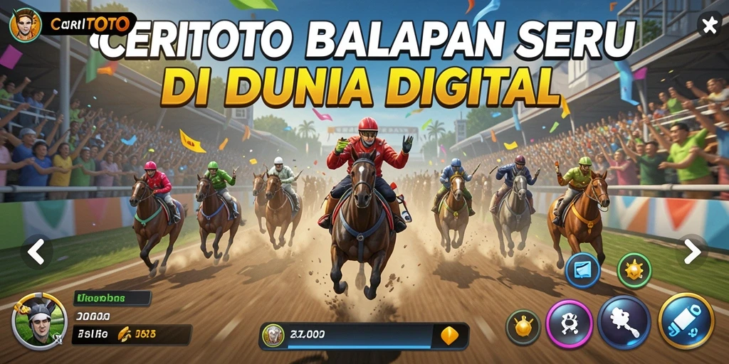 Gameplay menyenangkan dengan kecepatan balapan yang mengesankan.