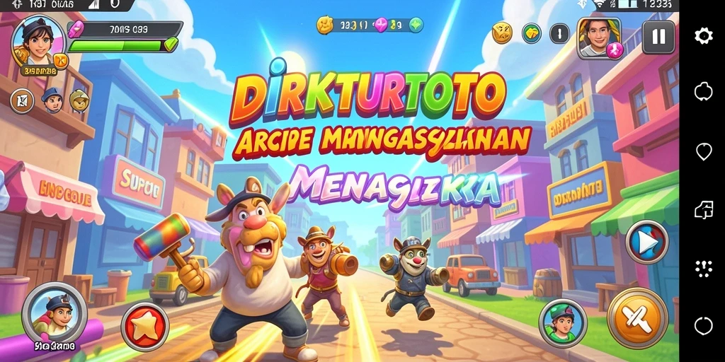 Tampilan gameplay seru dalam DIREKTURTOTO yang menantang.