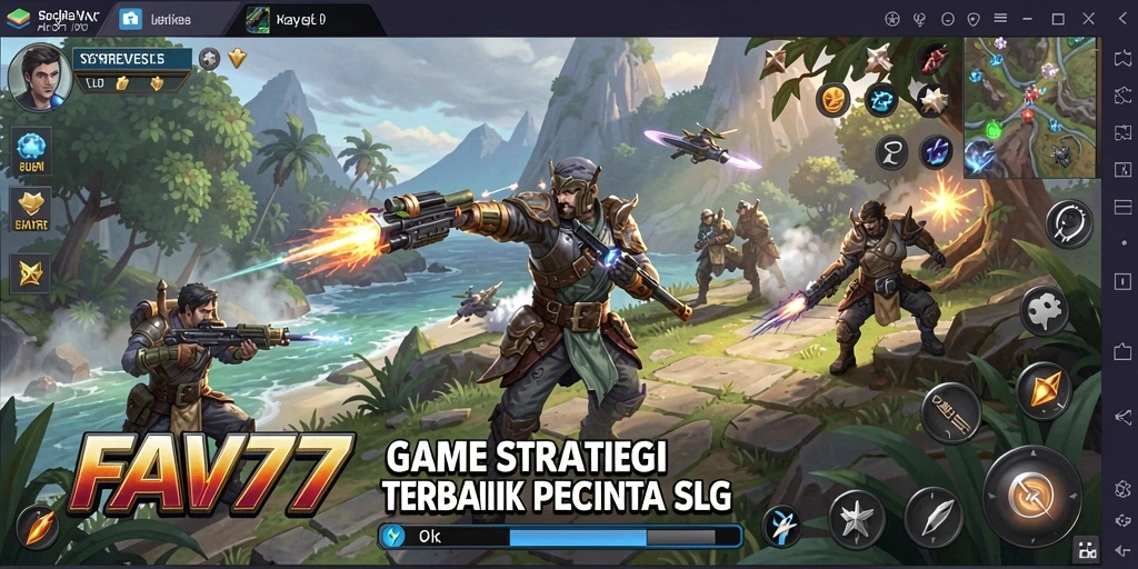 Tampilan gameplay seru dan strategi di FAV77.