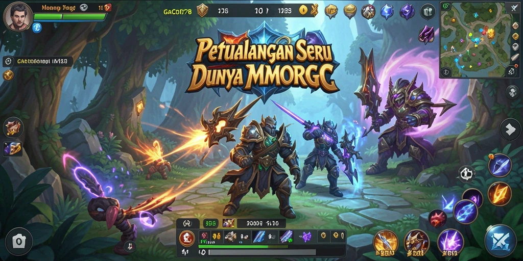 GACOR78 menunjukkan aksi gameplay seru dalam dunia MMORPG.
