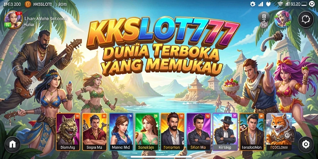 Tampilan gameplay menakjubkan dari KKSLOT777 yang menunjukan dunia terbuka.