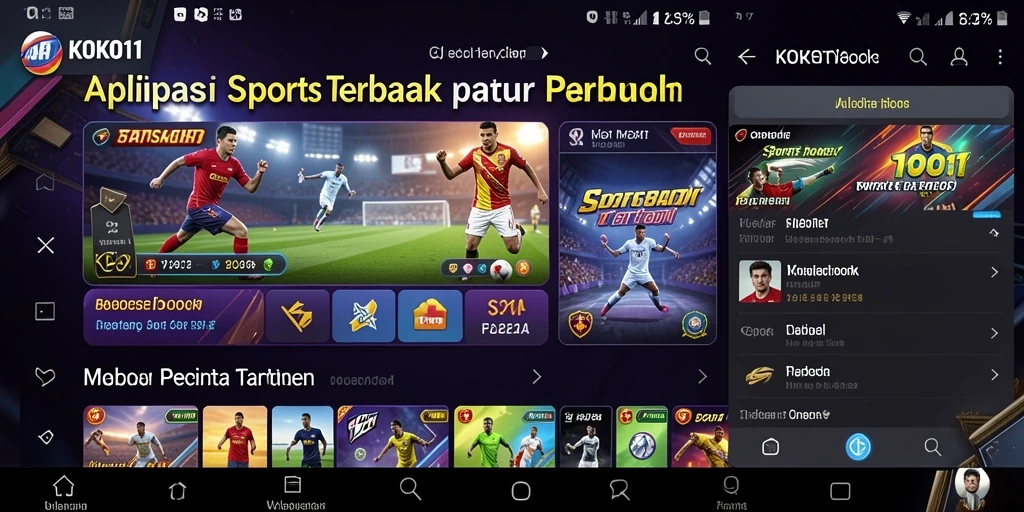 Screenshot utama KOKO11 menampilkan fitur taruhan yang sedang aktif.