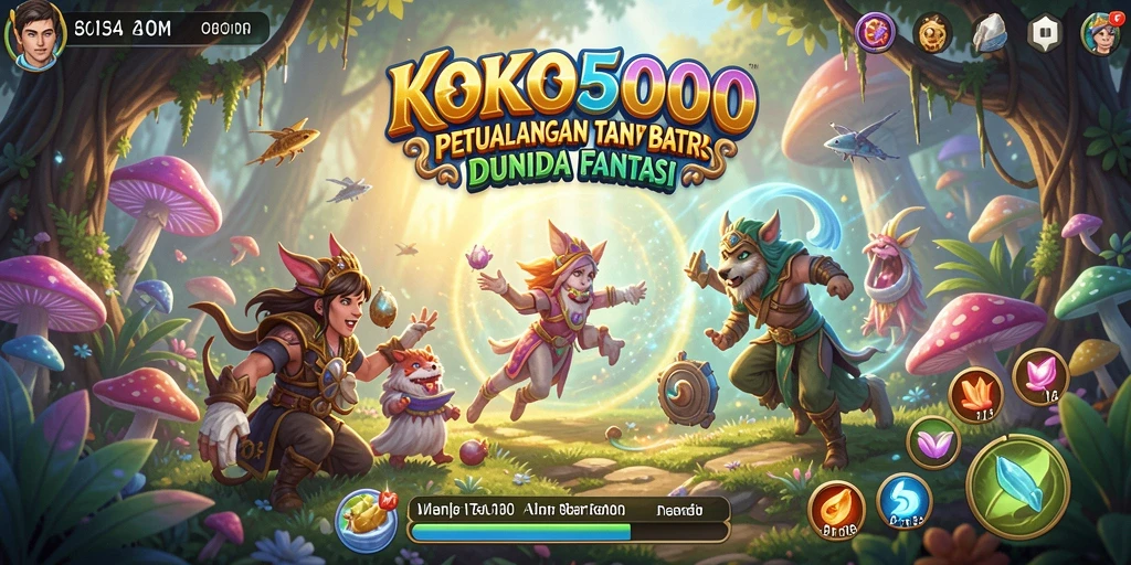 Screenshot dari gameplay KOKO5000 yang penuh aksi petualangan.