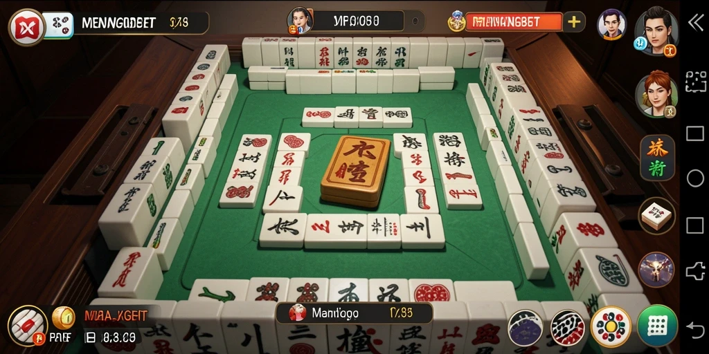 Tampilan menarik dari gameplay Mahjong di MENANGBET.