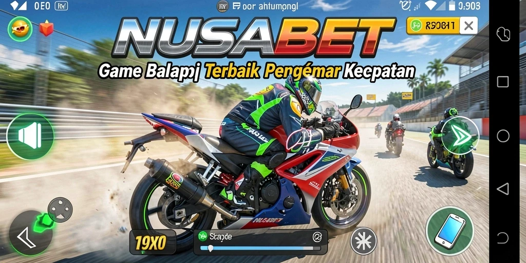 Menampilkan gameplay balap motor yang seru dan penuh adrenalin.