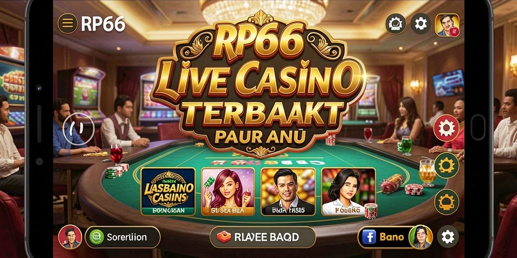 Tampilan gameplay Live Casino yang seru dan interaktif.