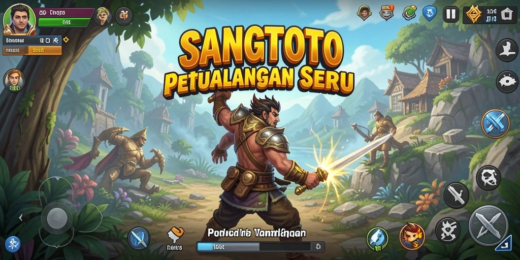 Tangkapan layar gameplay petualangan yang menegangkan di SANGTOTO.