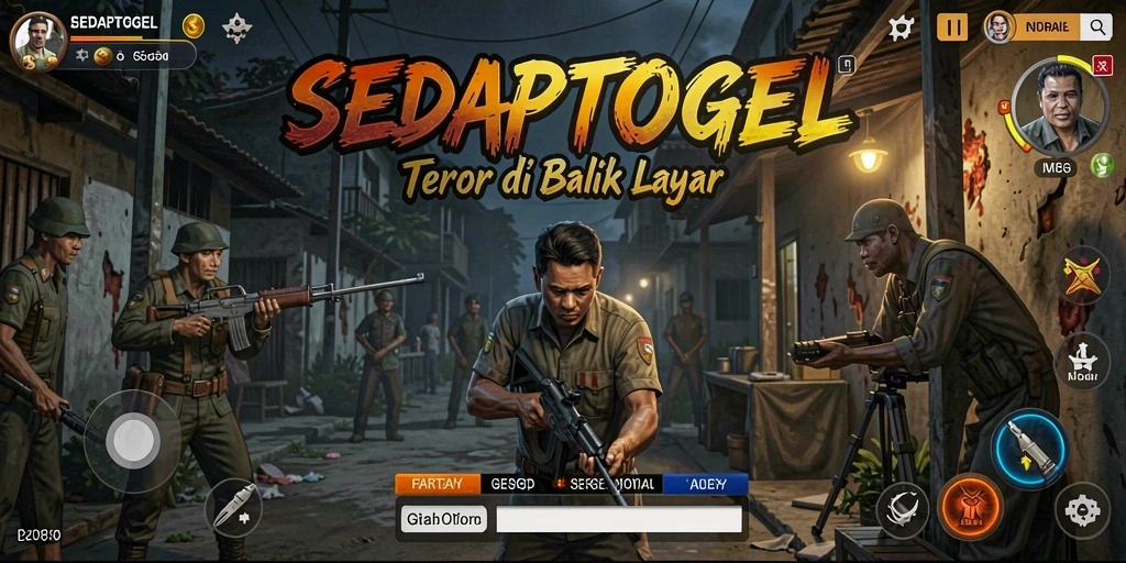 Gameplay SEDAPTOGEL yang penuh ketegangan dan teror.