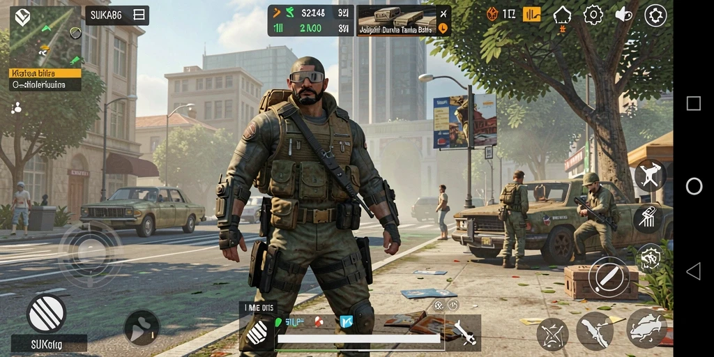 Gameplay Open World yang menakjubkan dan bebas eksplorasi.