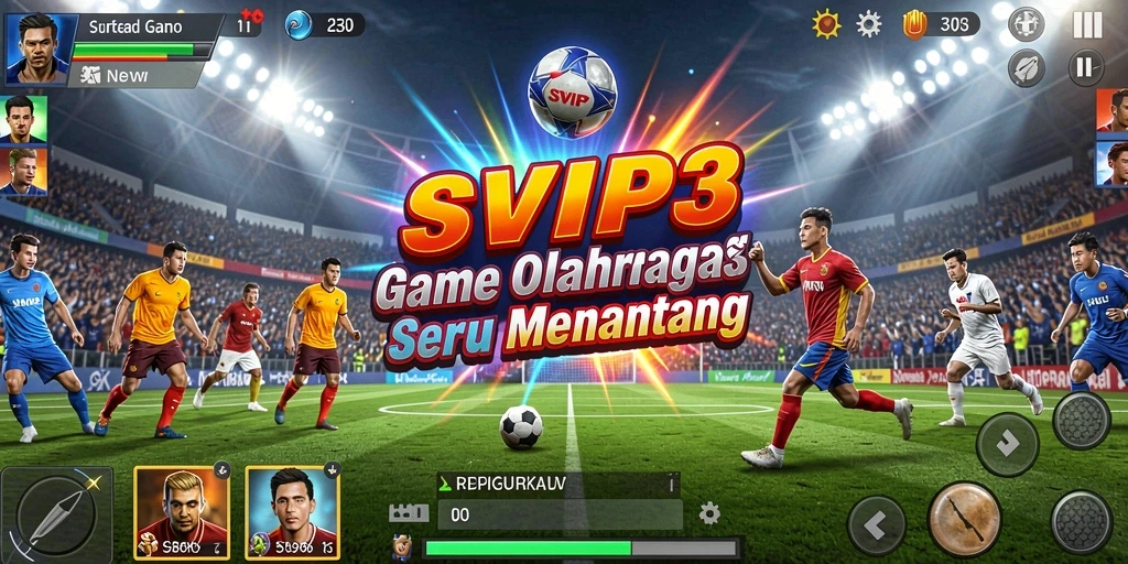 Gameplay SVIP3 yang mendebarkan dalam olahraga.